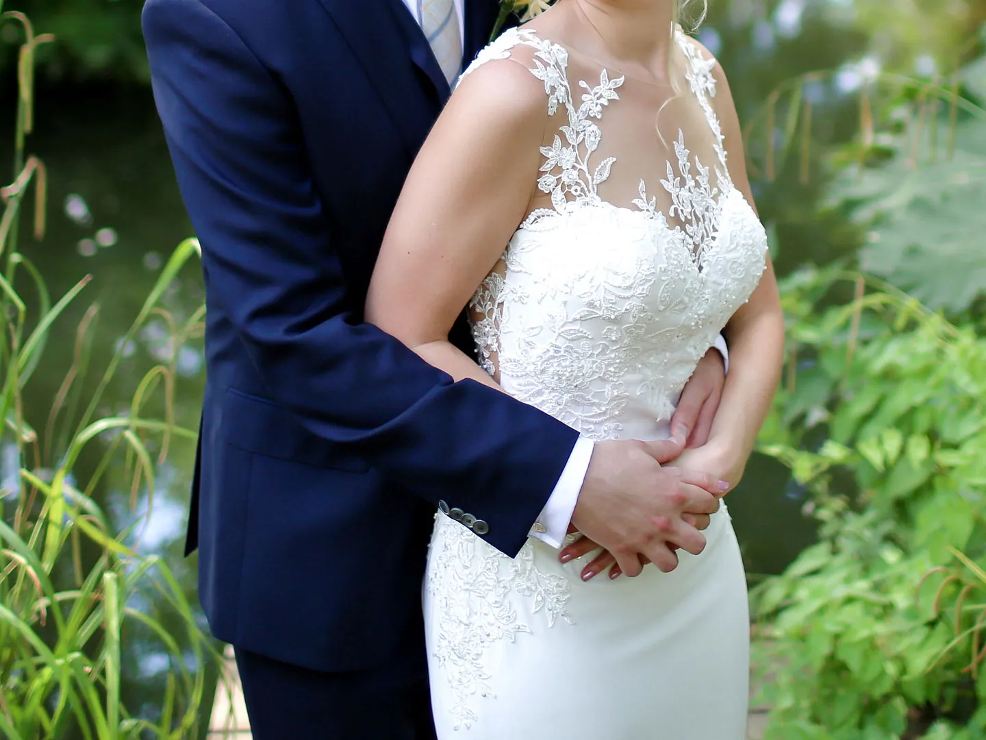 A just married couple
